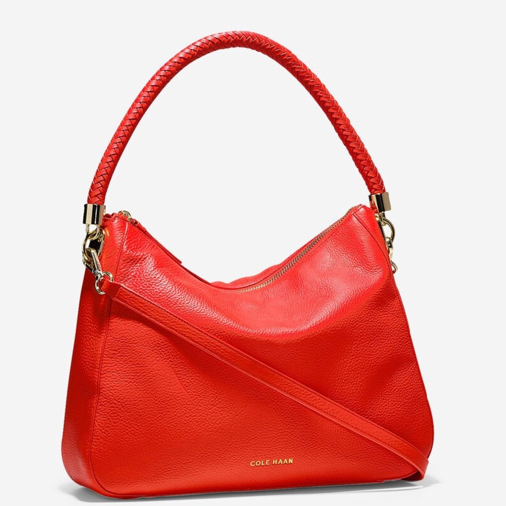 Red Benson Convertible Hobo Crossbody